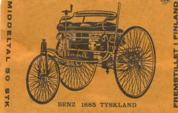 Tulitikkuetiketti HENZ 1885 TYSKLAND