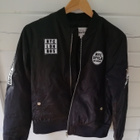 KappAhl musta bomber syys/kevät takki 164cm - uudenveroinen! - pikkukuva 1