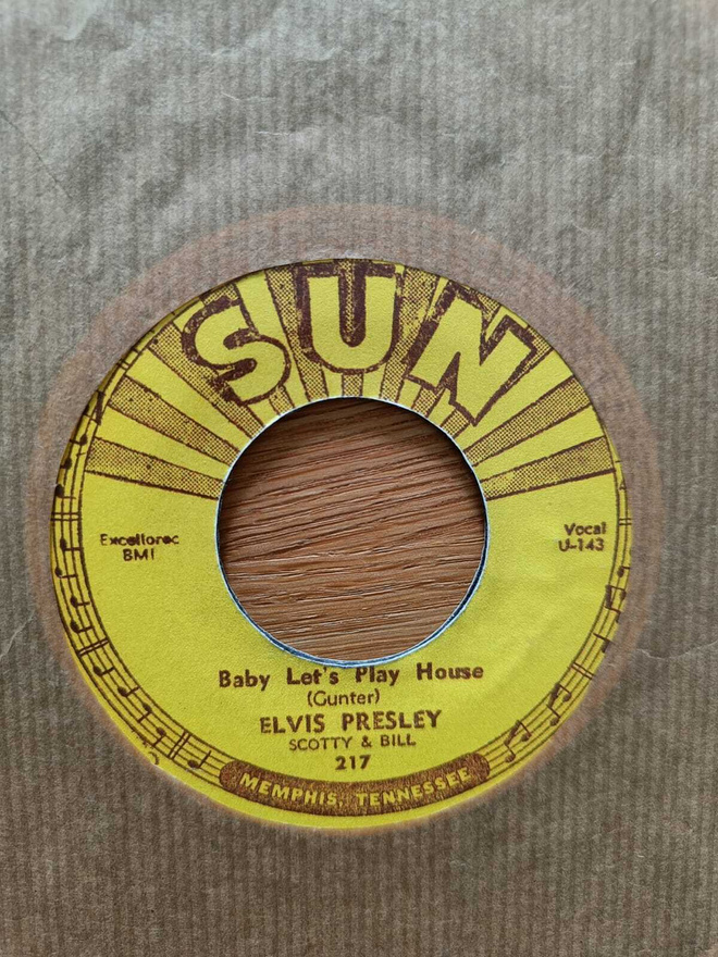 AUCTION - ELVIS BABY LET'S PLAY HOUSE 7" SUN 217