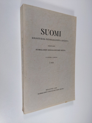 Suomi : kirjoituksia isänmaallisista aineista, viides jak...