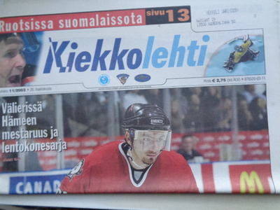 Kiekkolehti Nro 11/2003 (18.1)