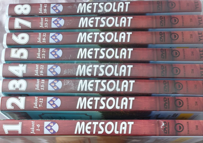 Metsolat DVD 1-8 koko sarja
