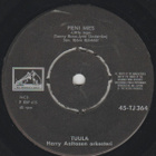 (7") Tuula ja Harry Aaltosen orkesteri - Pieni mies - pikkukuva 1
