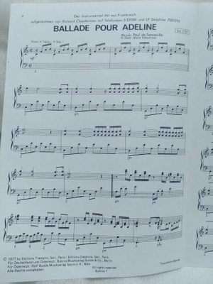 Ballade pour Adeline