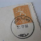 Vanha joulukortti 1960-luvulla kulkenut - pikkukuva 2