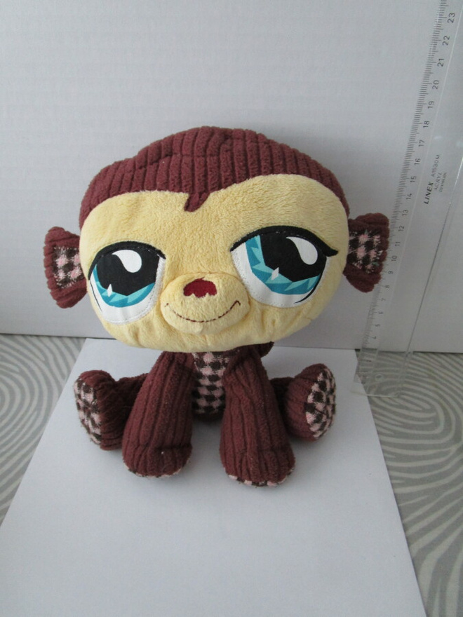 Littlest Pet Shop pehmo, ruskea Apina