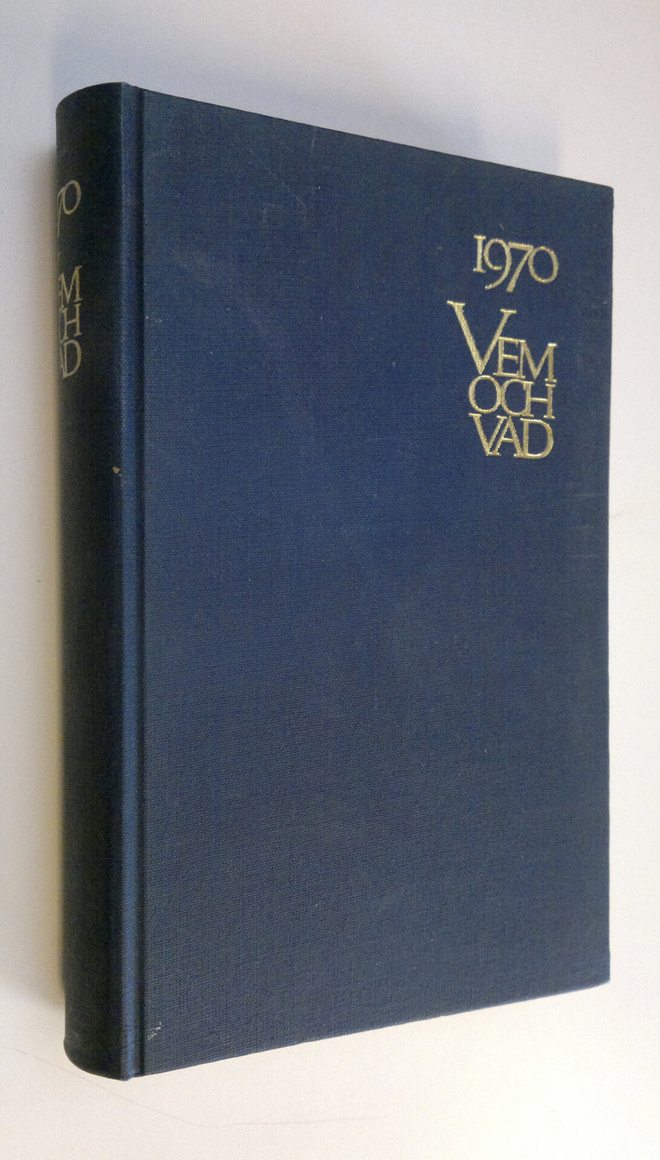 Vem och vad 1970 : biografisk handbok