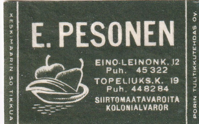 E. Pesonen, Eino Leinonk. 12  b588