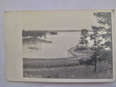 VANHA Postikortti Ruokolahti ? Ruoholahti ? 1921