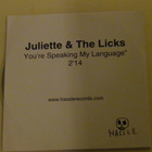 Juliette and the licks you're speaking my language promo cdr - pikkukuva 2