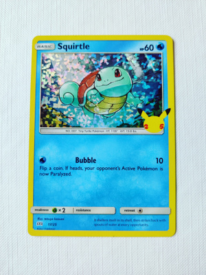 McDonalds 2021 Pokemon 25th Anniversary Holo - Squirtle