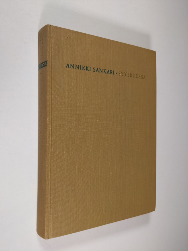 Annikki Sankari : Syyskuussa