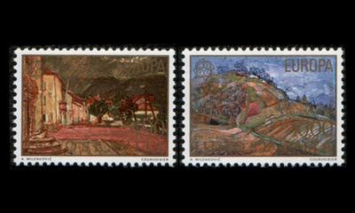 Jugoslavia 1684-5 ** Europa maisemia (1977)