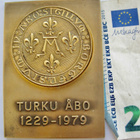 VANHA Mitali Turku 750 v 1229-1979 Sign W. Pettersson - pikkukuva 1