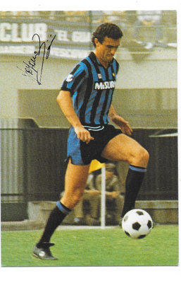 Inter Milan Teamissued # Graziano Bini , nimmarikortti