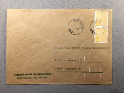 Firmakuori, Parkano, Aureenlopen Osuusmeijeri 1975