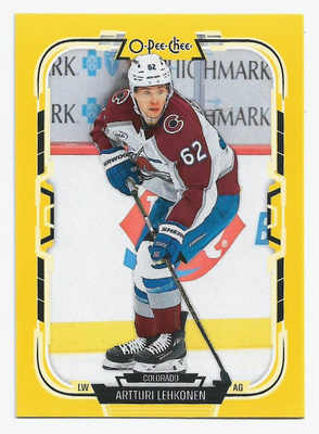 2025-26 O-Pee-Chee Yellow #236 Artturi Lehkonen