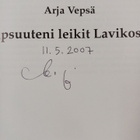 Arja Vepsä : Lapsuuteni leikit Lavikossa (signeerattu) - pikkukuva 3