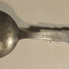 VINTAGE kummilusikka, alpakkaa/uushopeaa - pikkukuva 4