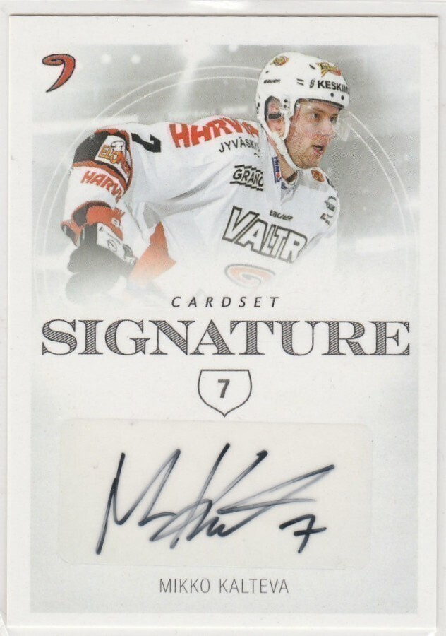2019/20 Cardset Signature Mikko Kalteva , JYP