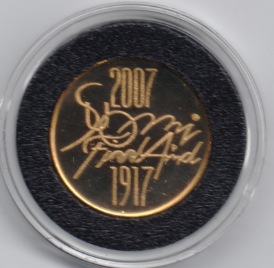 2007 100€ Proof 90-vuotis juhlaraha