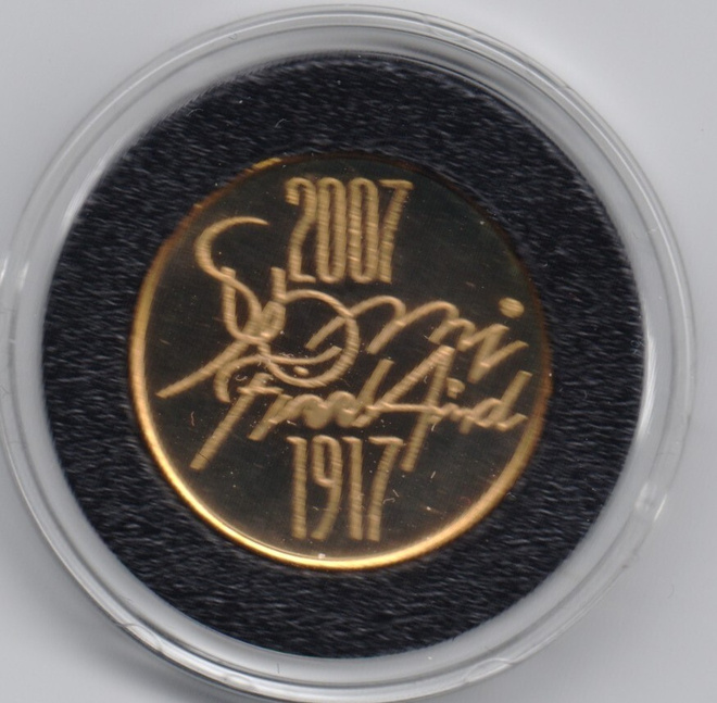 2007 100€ Proof 90-vuotis juhlaraha