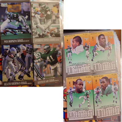 Fleer American Football Sports Trading Cards 4 korttia