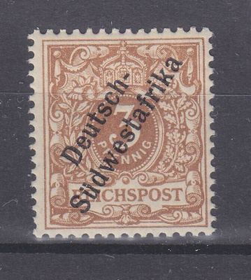 Saksan lounaisafrikka 1898 punertavanruskea **