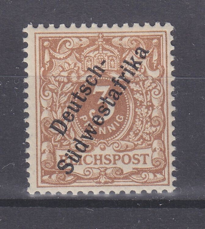 Saksan lounaisafrikka 1898 punertavanruskea **