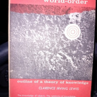C. I. LEWIS :  Mind and the World-Order ( SIS POSTIKULU ) - pikkukuva 1