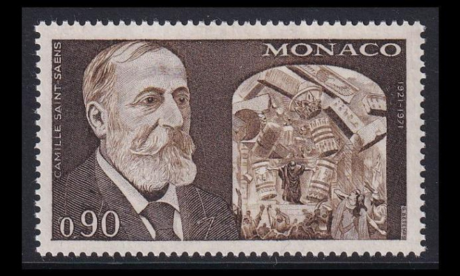 Monaco 1027 ** Säveltäjä Camille Saint-Saëns (1972)