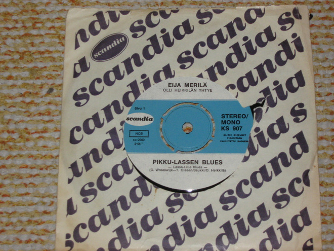 7" EIJA MERILÄ - Pikku-Lassen Blues - single 1973 EX