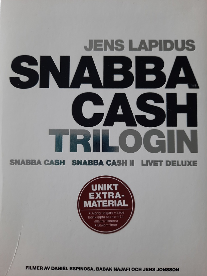 RAHALLA SAA TRILOGIA / SNABBA CASH DVD JENS LAPIDUS