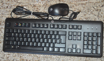 HP näppis ja hiiri yhteishintaan 4€