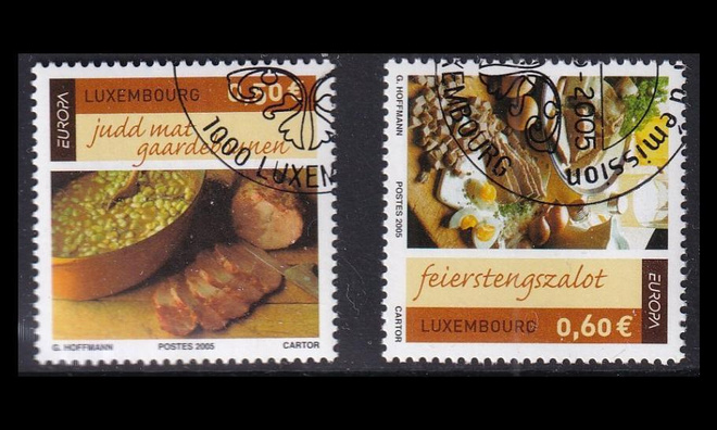 Luxemburg 1673-4 o Europa gastronomia (2005)