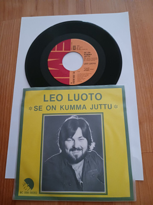 Leo Luoto – Se On Kumma Juttu 7" ps orig 1977 uusi mint