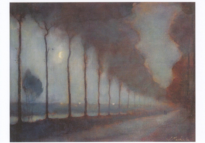 Jan Mankes: Maisema hämärän aikaan