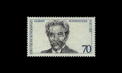 Saksa 830 ** Dr. Albert Schweitzer (1975)