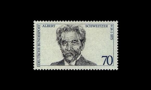 Saksa 830 ** Dr. Albert Schweitzer (1975)