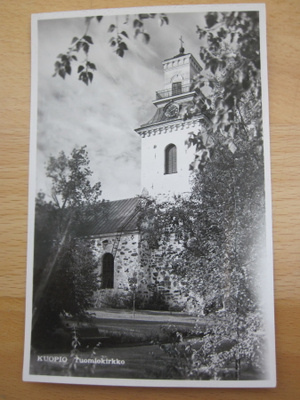 VANHA Postikortti Kuopio 1950-l  Alkup.Mallikappale