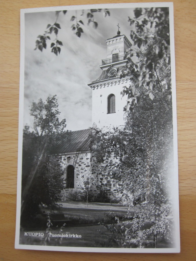 VANHA Postikortti Kuopio 1950-l  Alkup.Mallikappale