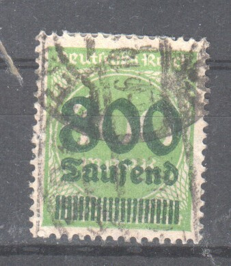 Saksa 1923 LaPe 302  leimattuna