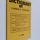 E.G Thorpe : Dictionary of correct english - pikkukuva 1