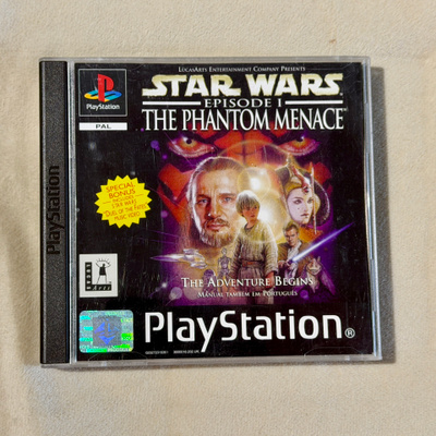 Star Wars episode 1: The Phantom Menace PS1-peli (PAL)