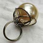 Vintage Adjustable Ring with Large Pearl - pikkukuva 1