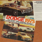 1975 Dodge Dart Monaco Coronet esite - KUIN UUSI - 24 sivua - pikkukuva 1