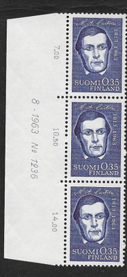 Castren 1963 (LAPE 3x582) ** numerorivilö