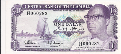 Gambia 1 dalasi
