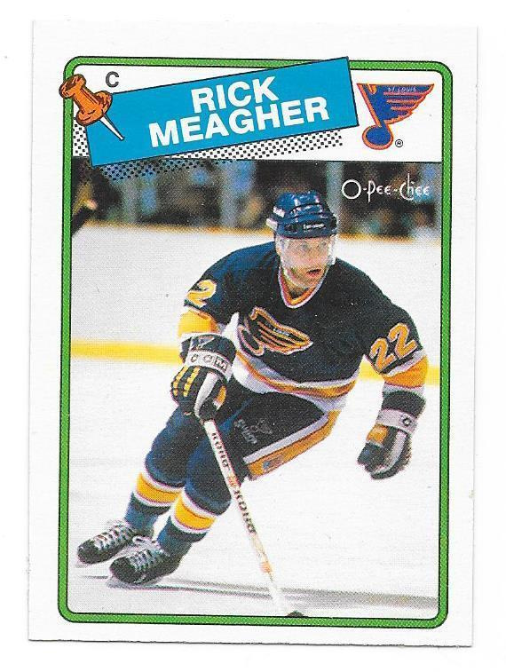 1988-89 OPC #235 Rick Meagher St Louis Blues