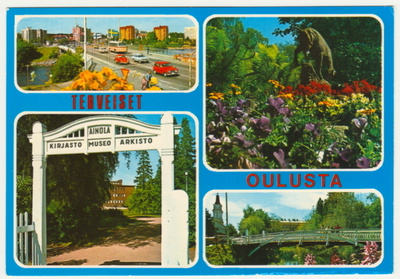 Oulu maisemia + leirintäleima 1981
